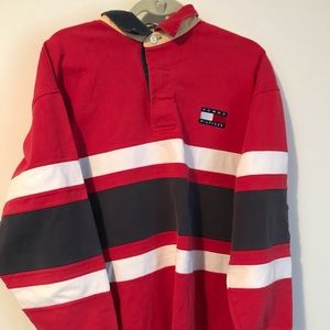 Vintage Tommy Hilfiger color blocked long sleeve